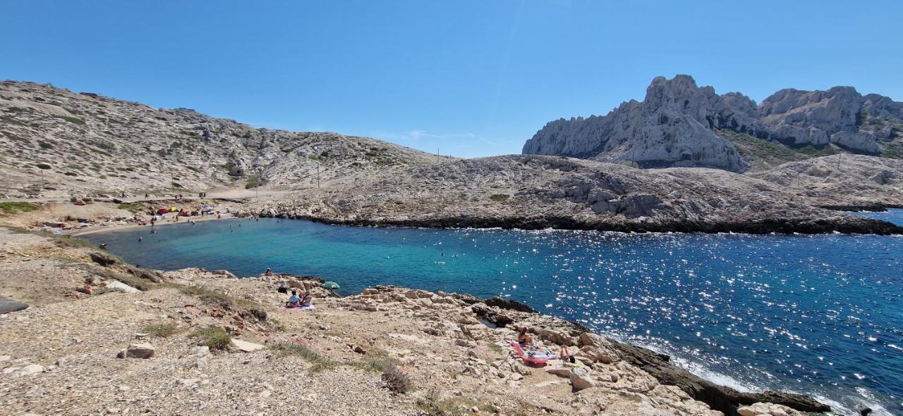 Pointe Rouge A 2Mn De La Plage - Avec Petite Vue Mer Marseille Exteriör bild