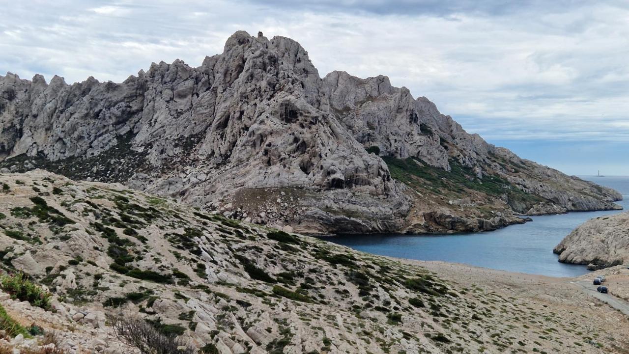 Pointe Rouge A 2Mn De La Plage - Avec Petite Vue Mer Marseille Exteriör bild